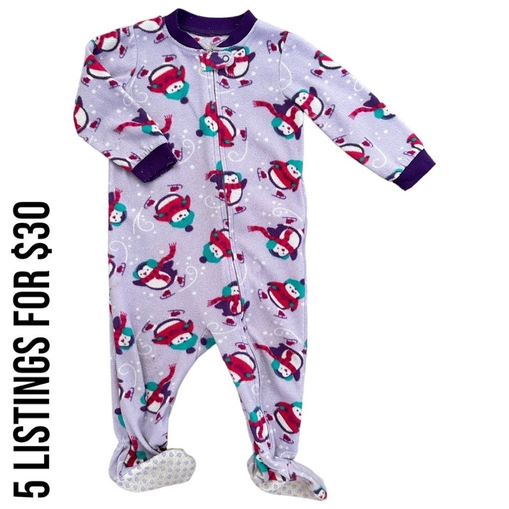 18 month baby girl footies
